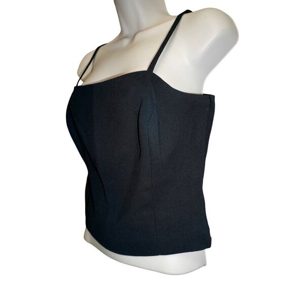 Bebe Black Square Neck Cami Top – Women’s Size 8, Made in USA - Picture 8 of 9